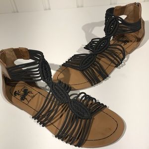 Circus Sam Edelman black sandals size 7.5 nwot